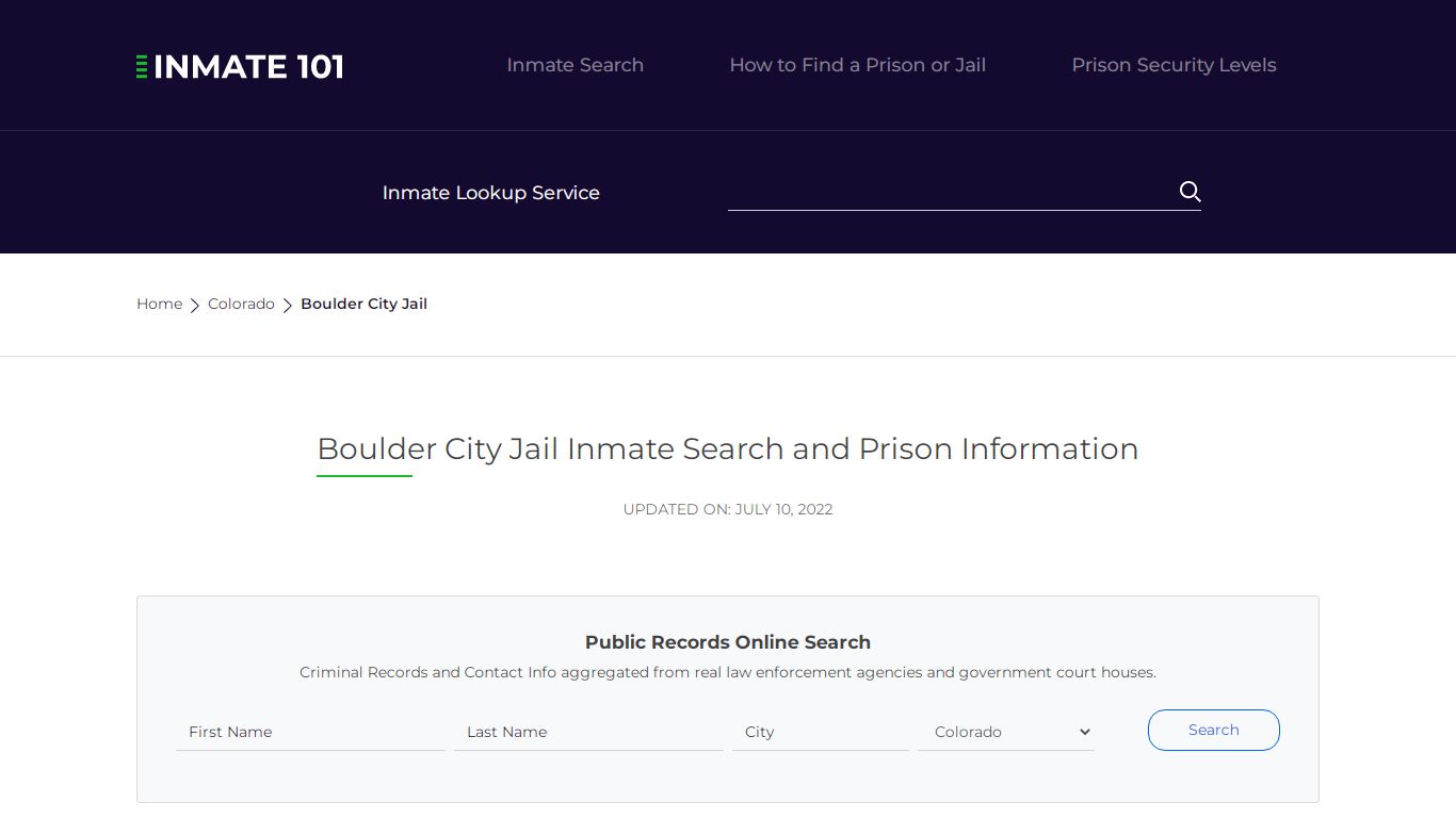 Boulder City Jail Inmate Search, Visitation, Phone no ...