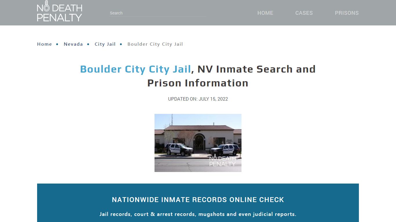 Boulder City City Jail, NV Inmate Search, Visitation ...